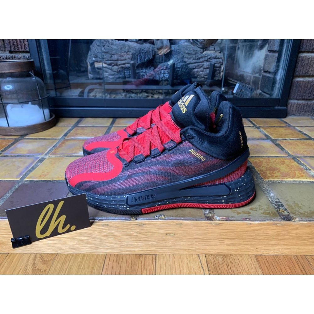 Mens 7.5 Adidas D Rose 11 “Chinese New Year” Athletic Basketball Sneakers FY3444